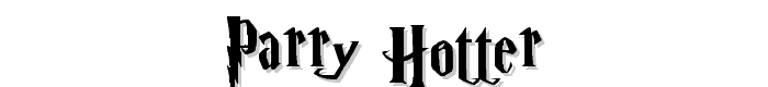 Parry Hotter font